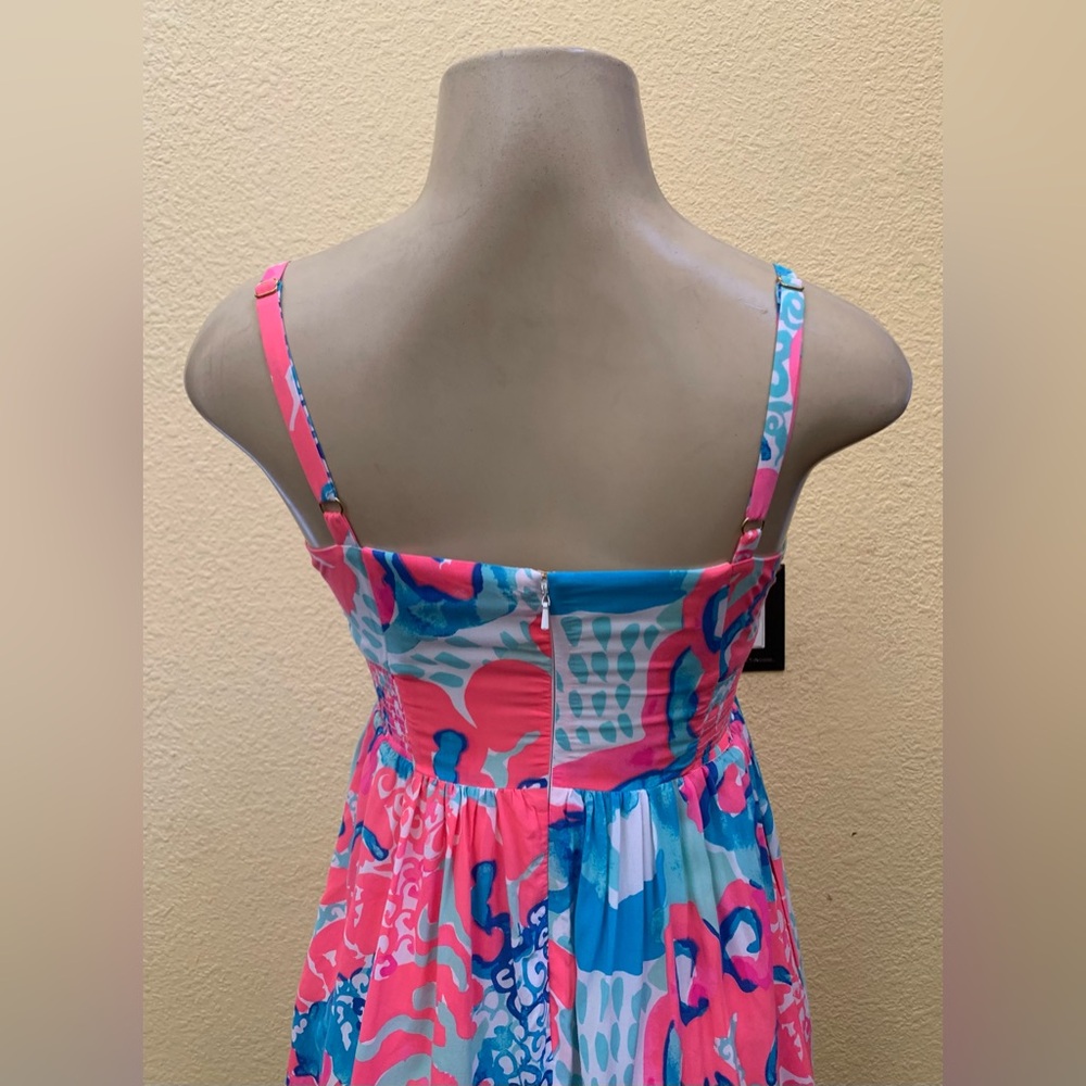 NWT $178 Lilly Pulitzer Size 2 Christine I’m So Jelly Multicolored Print Dress - Picture 7 of 12